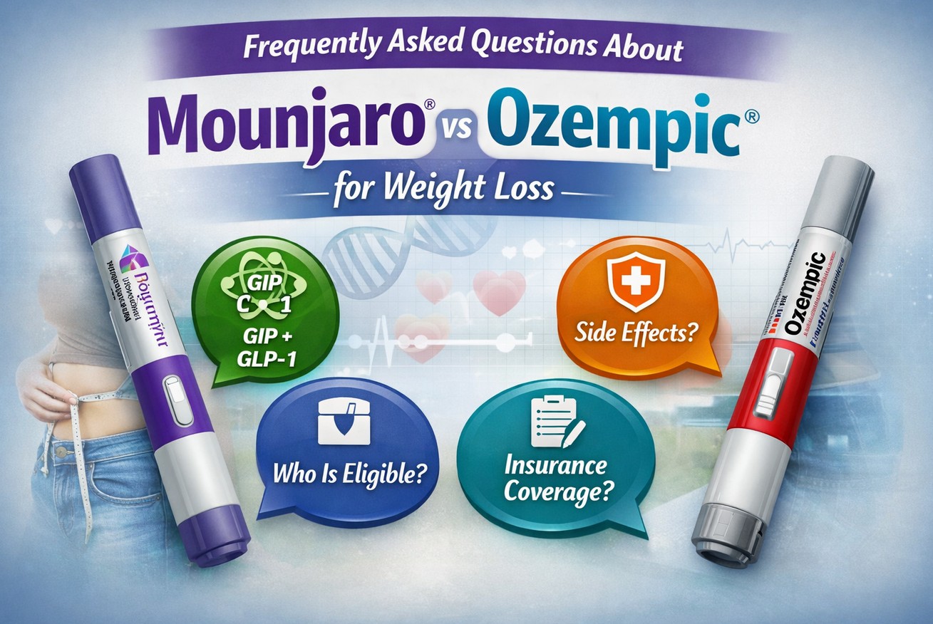 glp-1 vs mounjaro Mounjaro® vs Ozempic®: Which Is Better for Weight Loss, Safety & Cost?  (2026 Physician Review)
