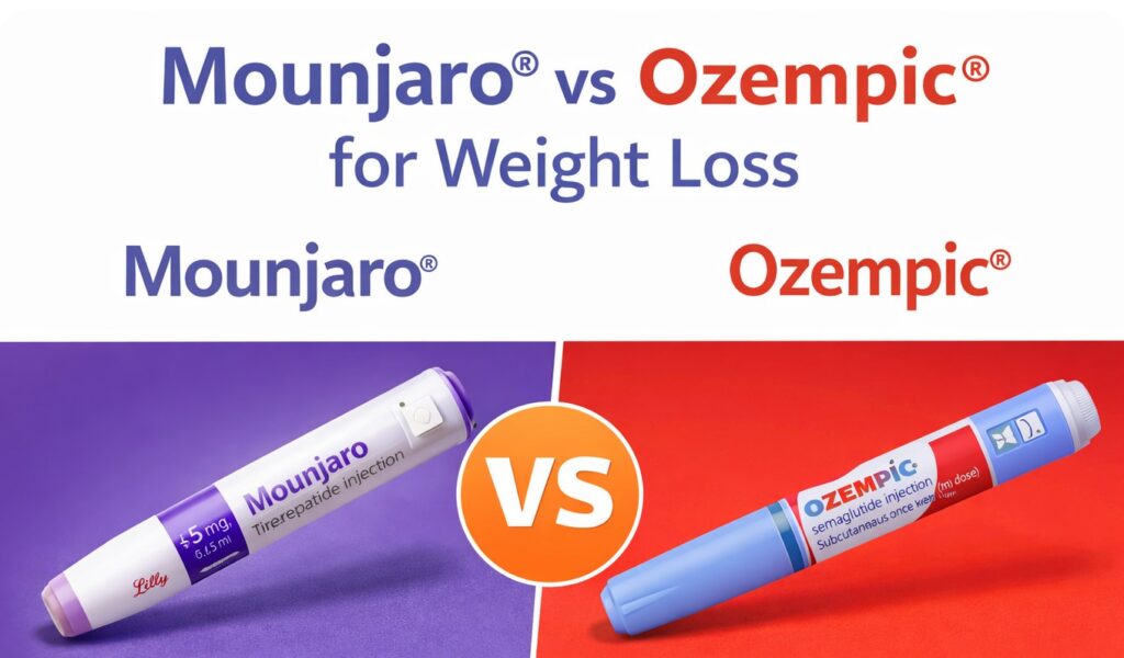 Mounjaro® vs Ozempic®: Which Is Better for Weight Loss, Safety & Cost? (2026 Physician Review)