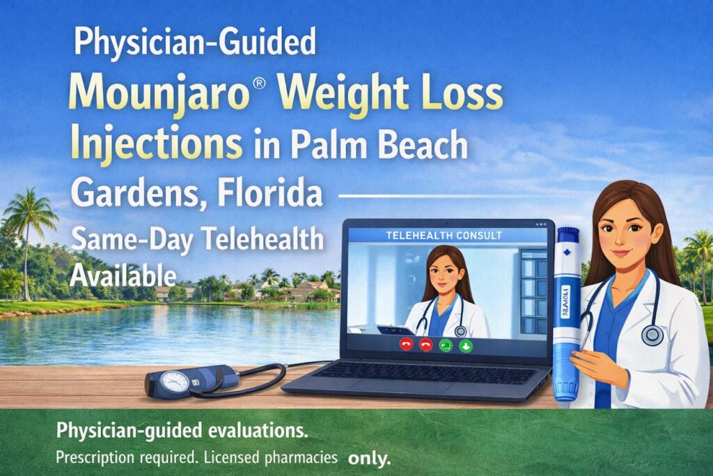 tirzepatide palm beach gardens Mounjaro® Weight Loss in Palm Beach Gardens, FL | Same-Day Telehealth  Evaluations Available