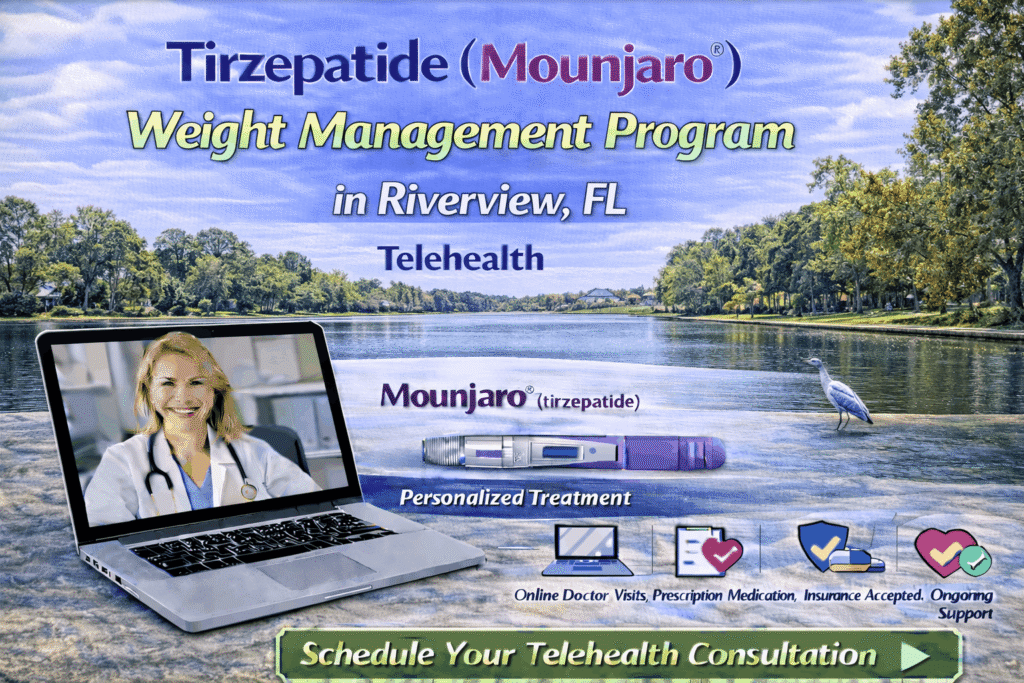 Tirzepatide (Mounjaro®) Weight Management Program in Riverview, FL -  Telehealth