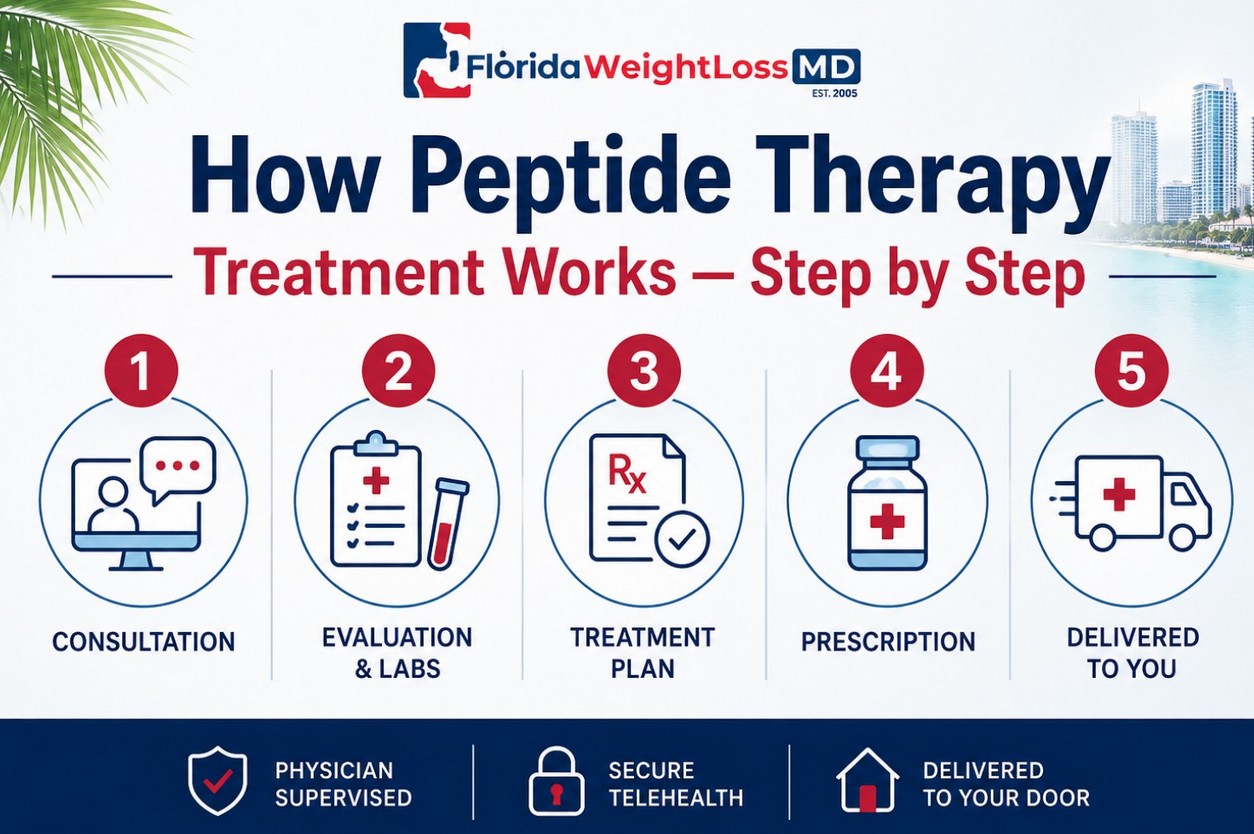 How Peptide Therapy works in West Palm Beach, FL - Energy, Recovery - Florida Surgery And Weight Loss Center