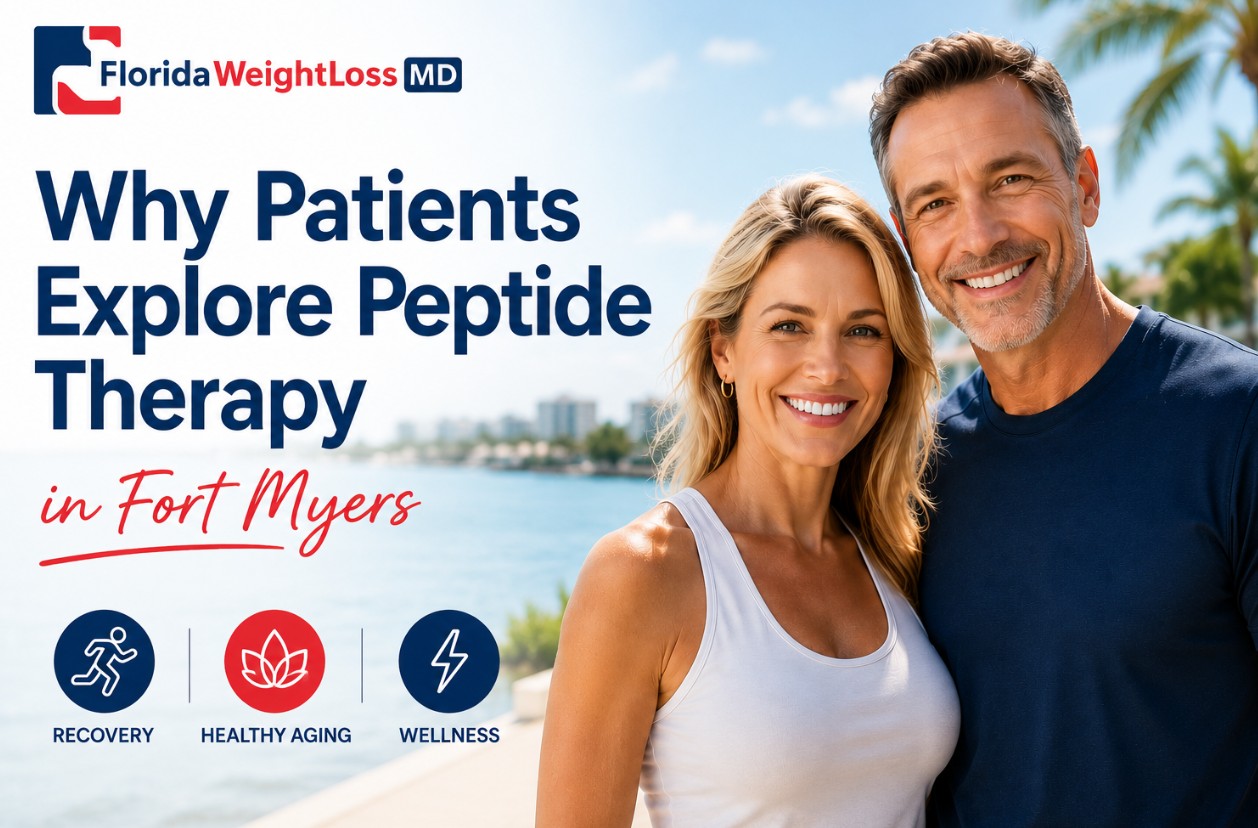 Physician-guided peptide therapy and peptide injections in Fort Myers, FL with secure telehealth consultations