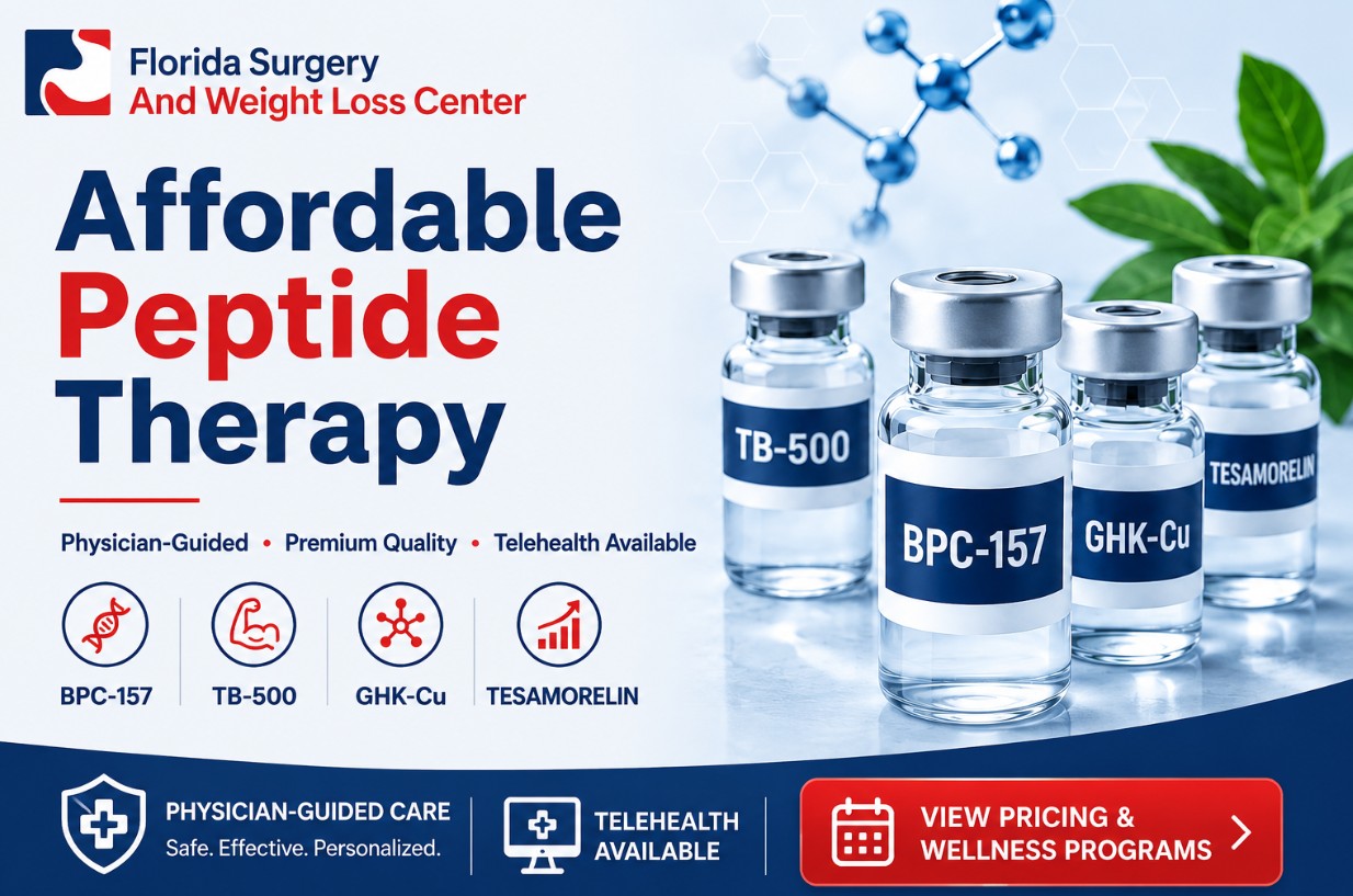 ghk cu and tesamorelin Peptide Therapy in Miami, FL | Telehealth & At-Home Peptide Therapy  Programs