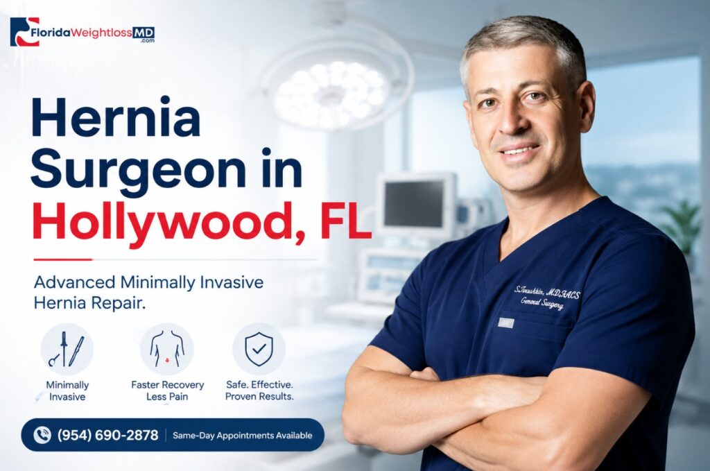 Hernia Surgeon in Hollywood, FL: Minimally Invasive Hernia Repair with Dr. Sergey Terushkin, MD, FACS